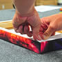 Hand mounting and hand stretching